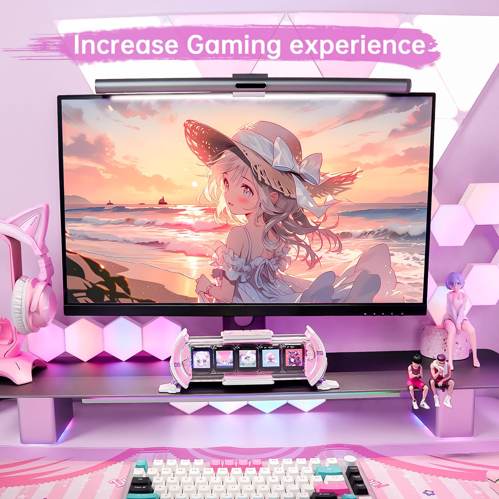 Divoom Times Gate emballage cadeau rose présenté comme présent original pour gamers