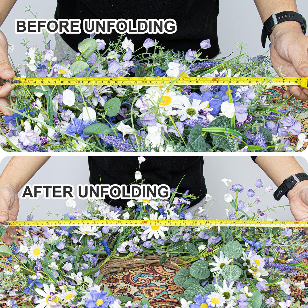 DIYFLORU couronne stylée sur mur intérieur sublime décoration saisonnière