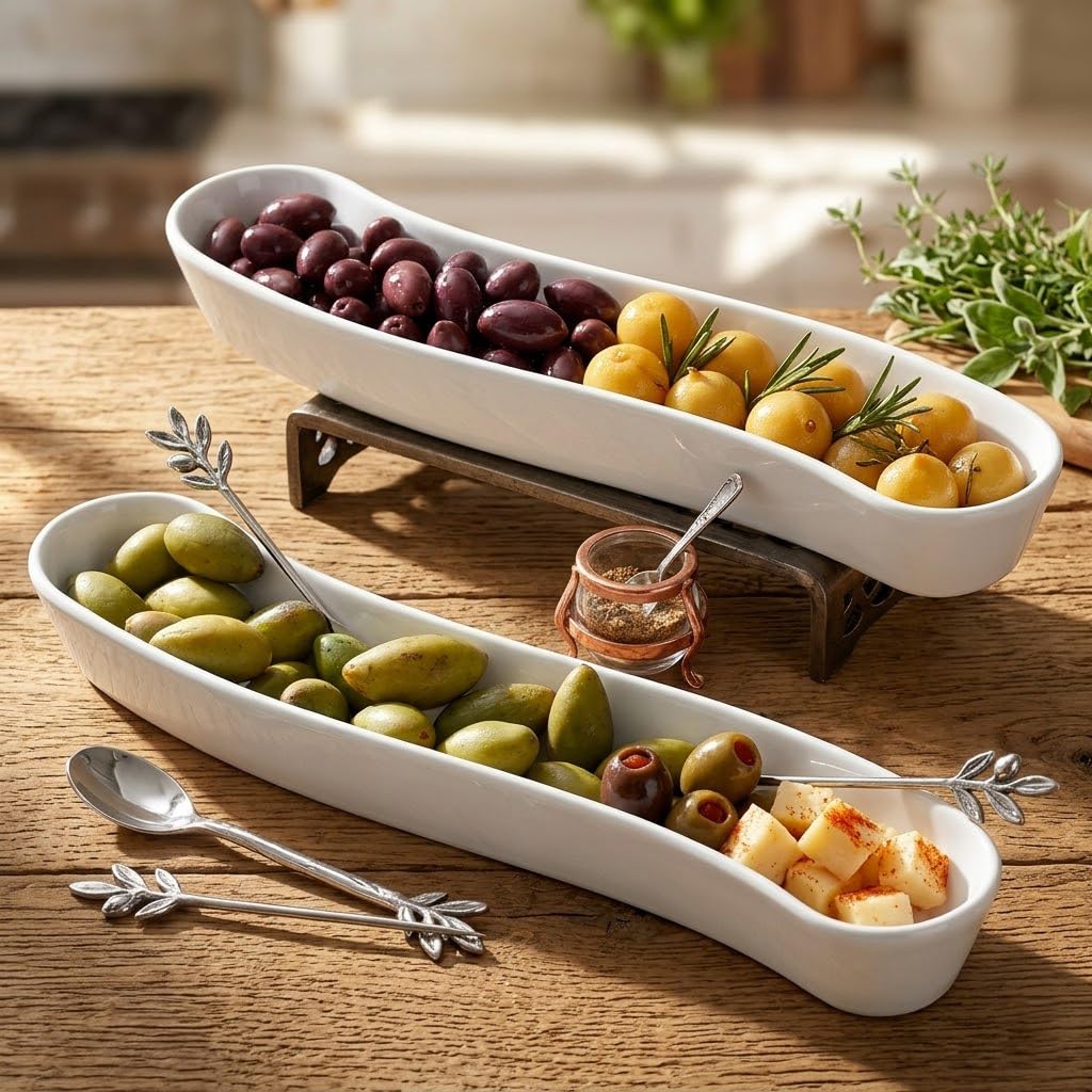 Ambiance table avec coupelles Dizada intégrées à une planche apéritive