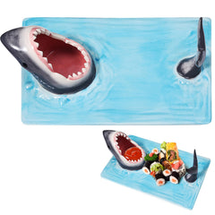 Djungelskog plateau requin face avant montrant design et praticité