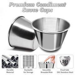 DJZZ ramequins empilés pour rangement compact et organisation cuisine