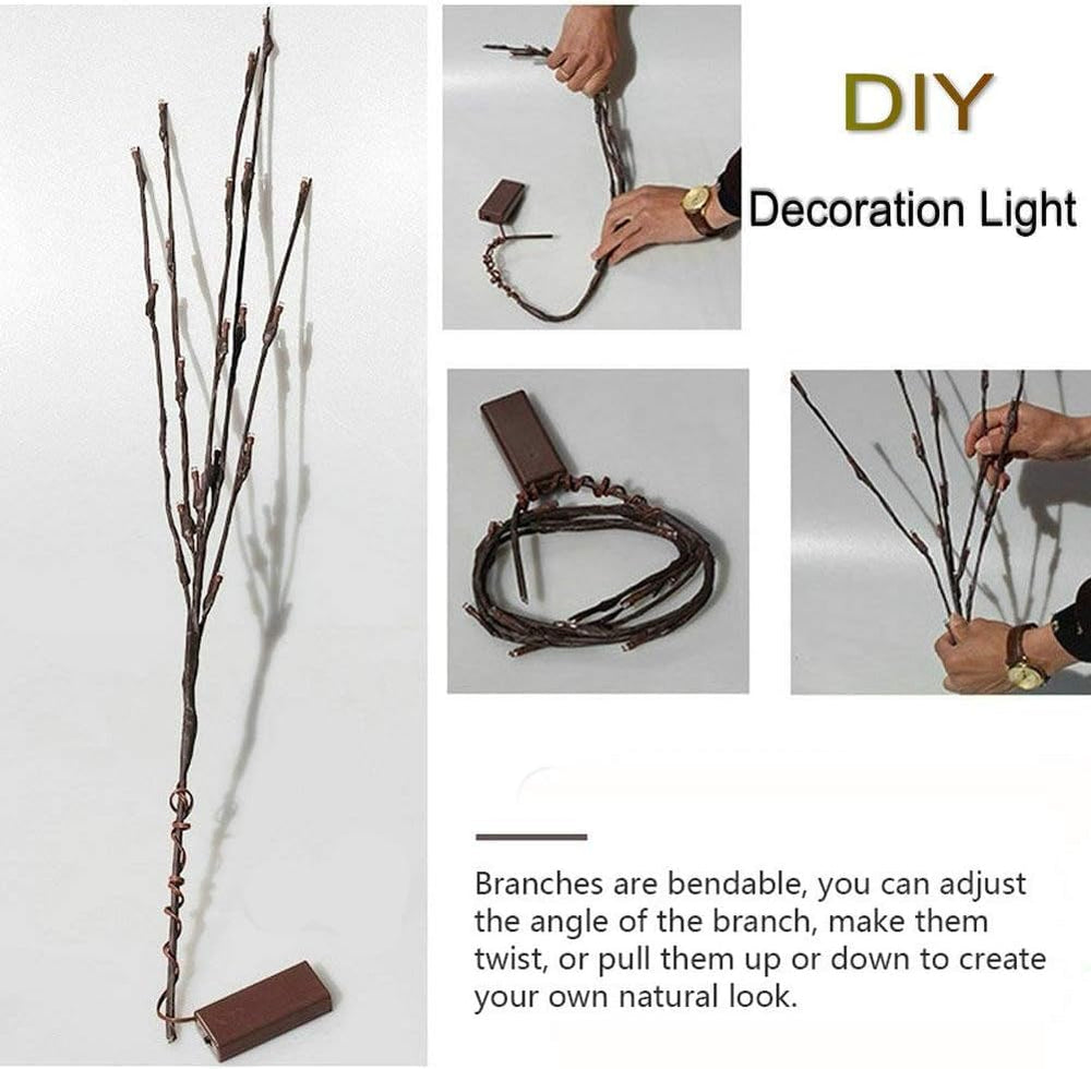 DK177 branche placée dans un vase moderne pour un centre de table chaleureux