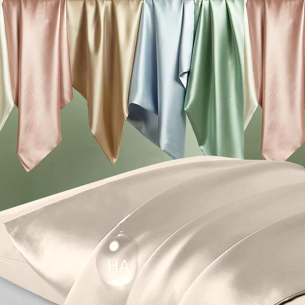 DKBslik gros plan sur la texture de soie Mulberry, douceur visible et durable