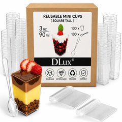 DLux gros plan sur la texture plastique cristal soulignant la clarté et la finition
