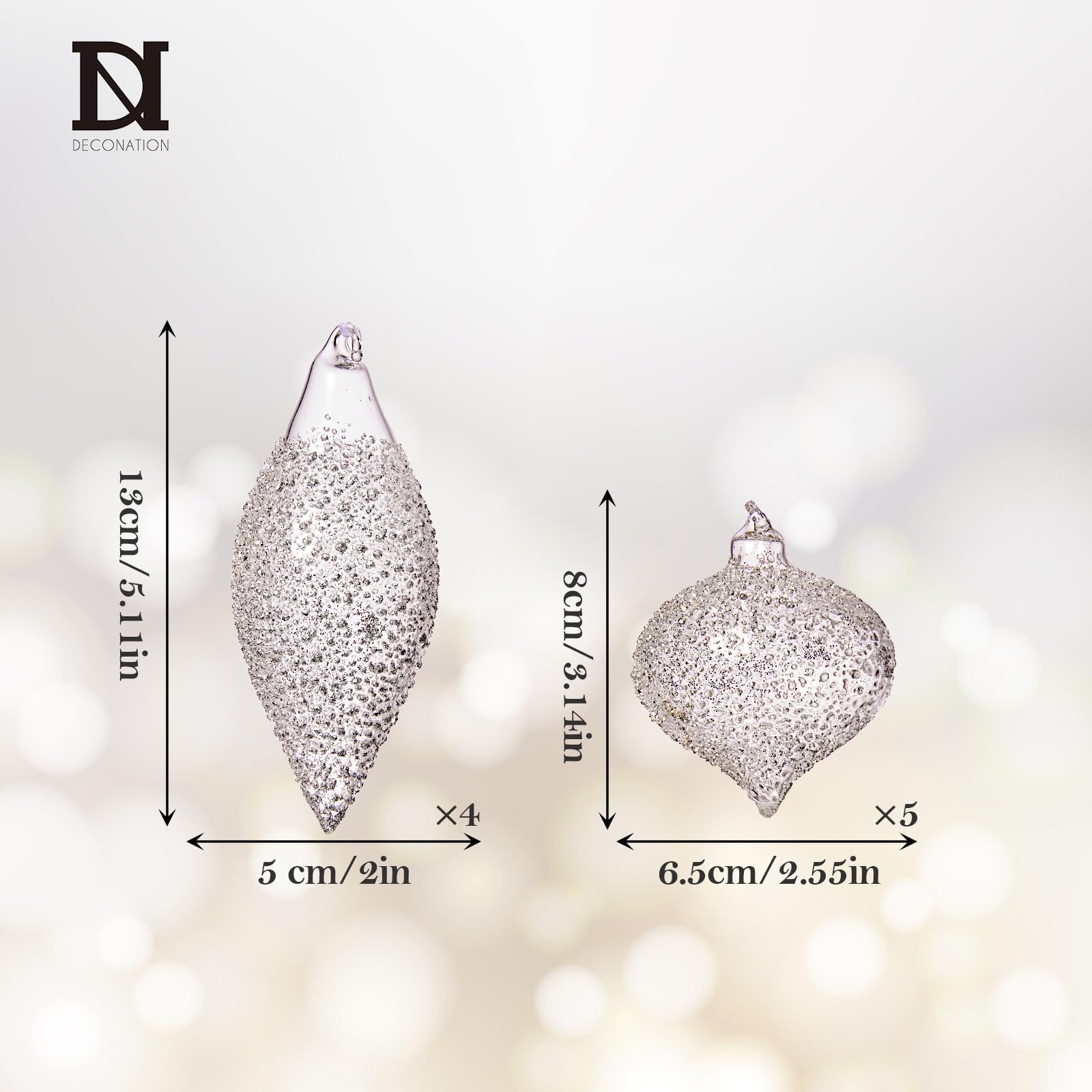 DN DECONATION comparaison des deux tailles pour choix décoratif