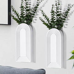 Dnnnii vase mural face blanc montrant style moderne et gain d'espace