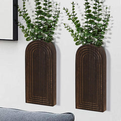 Dnnnii vase mural vue de face ajoutant chaleur décorative