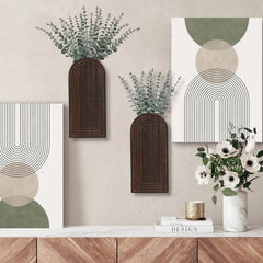 Dnnnii vase mural placé dans salle de bain pour décor organisé