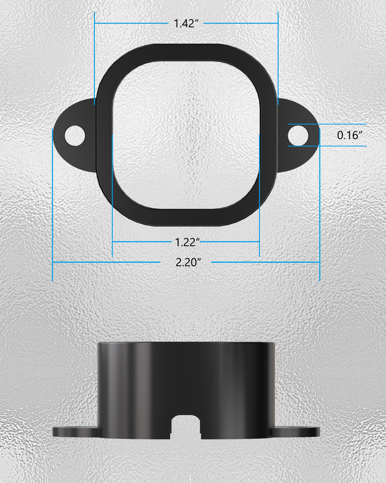 DNShorix détail de la vis de fixation, sécurise le clip sur surface