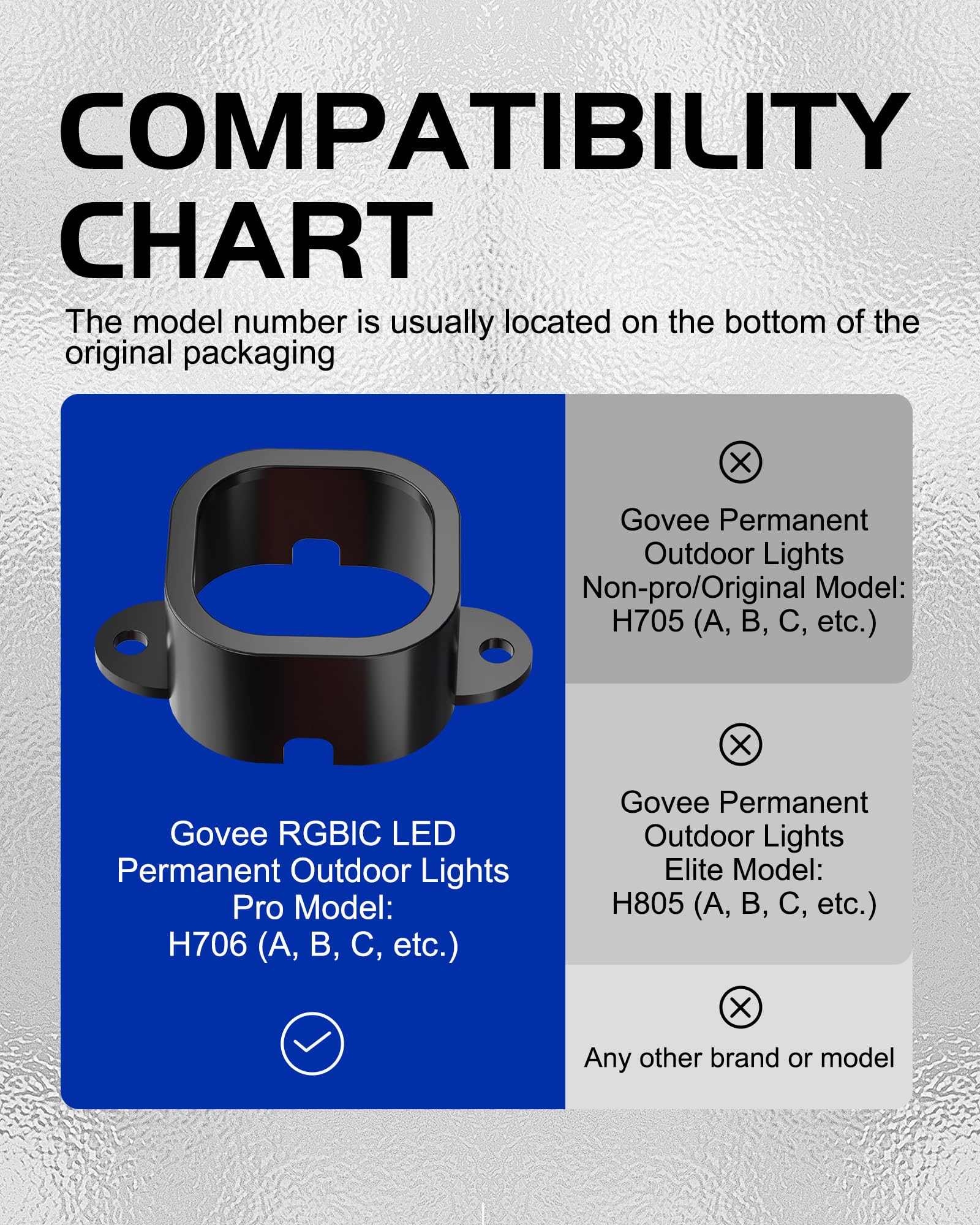 DNShorix paquet de 120 supports, quantité pratique pour longues guirlandes