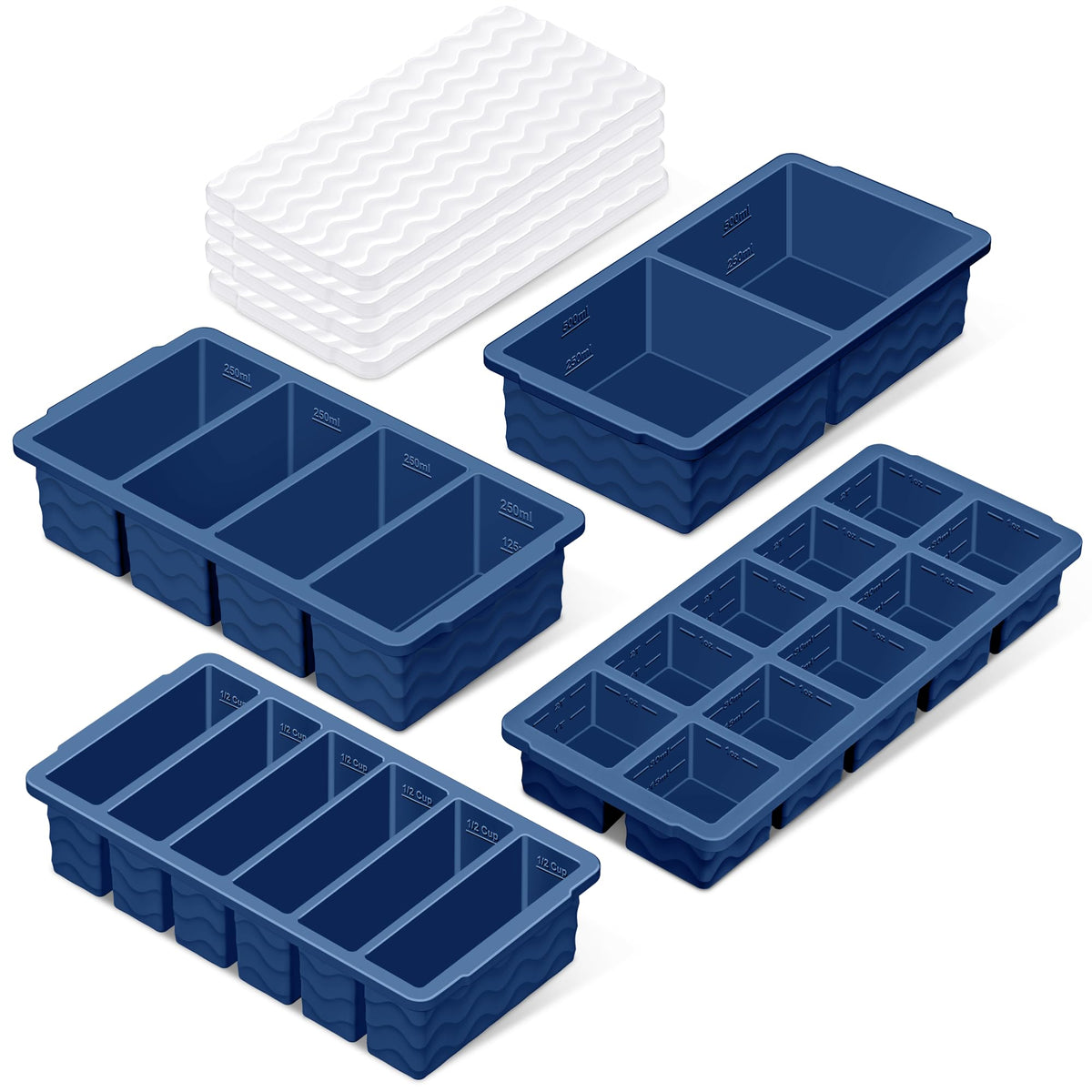 Doasuwish ensemble frontal montrant les quatre bacs pratiques et gain de place