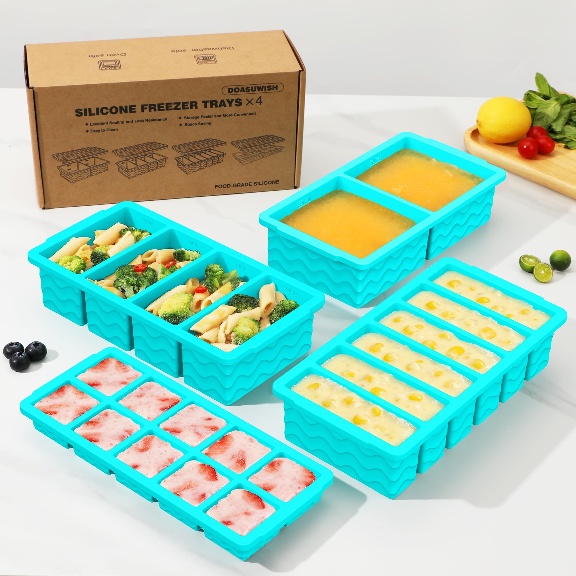 Doasuwish transfert de purée dans bocaux et moules, usage polyvalent