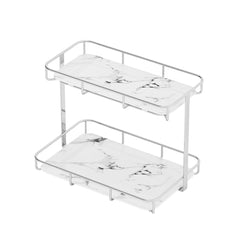 Dobbyby présentoir utilisé sur une coiffeuse pour routine rapide