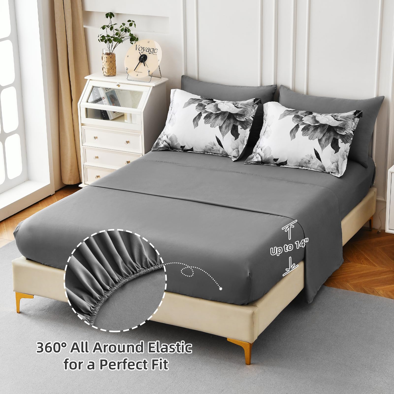 Dobuyly couette gonflant mis en comparaison pour visualiser les dimensions