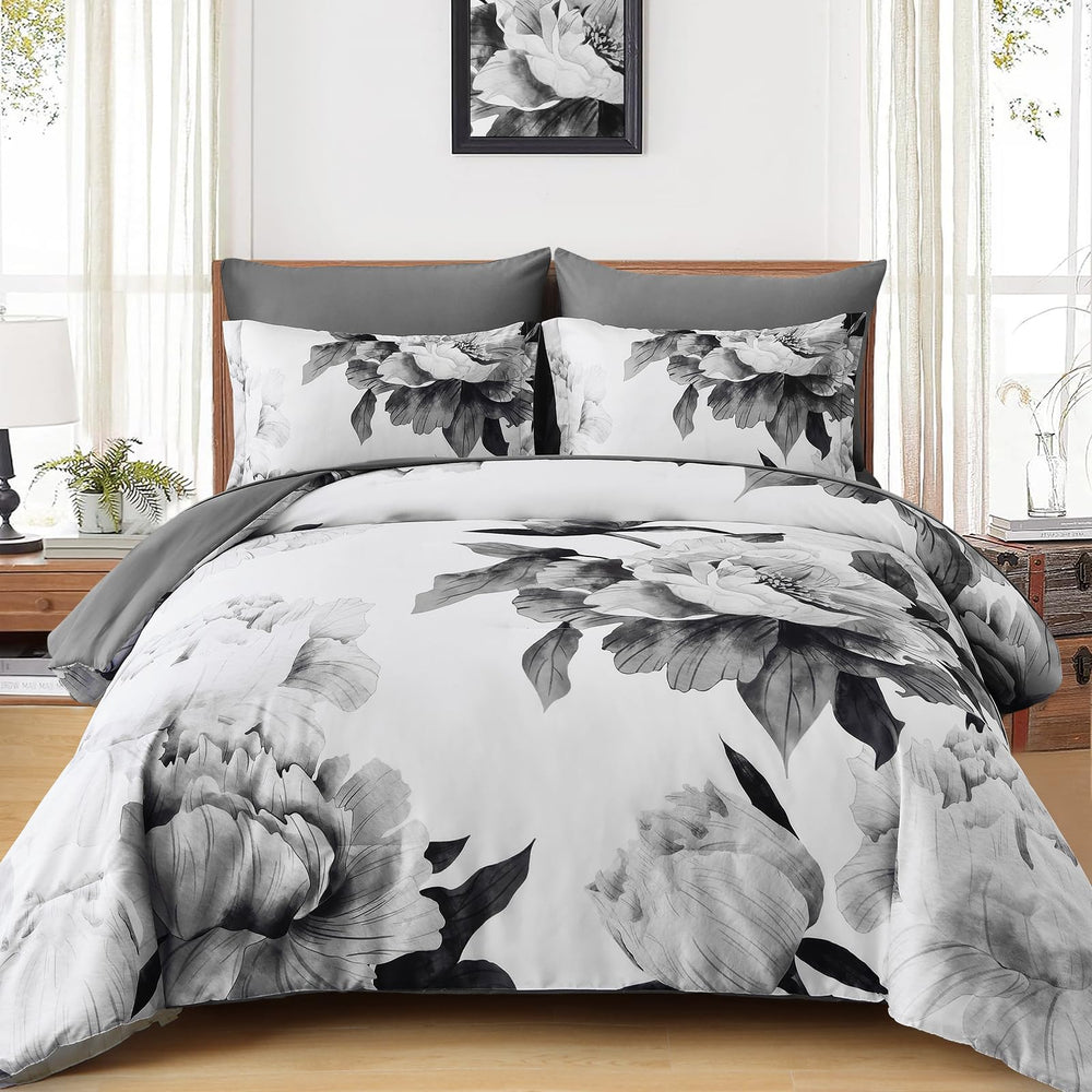 Dobuyly parure face entière montrant le motif floral et un style accueillant