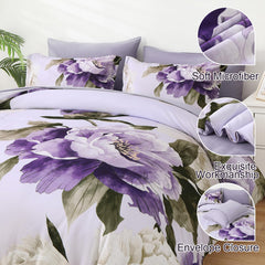 Dobuyly lit mis en scène style chambre montrant ambiance botanique