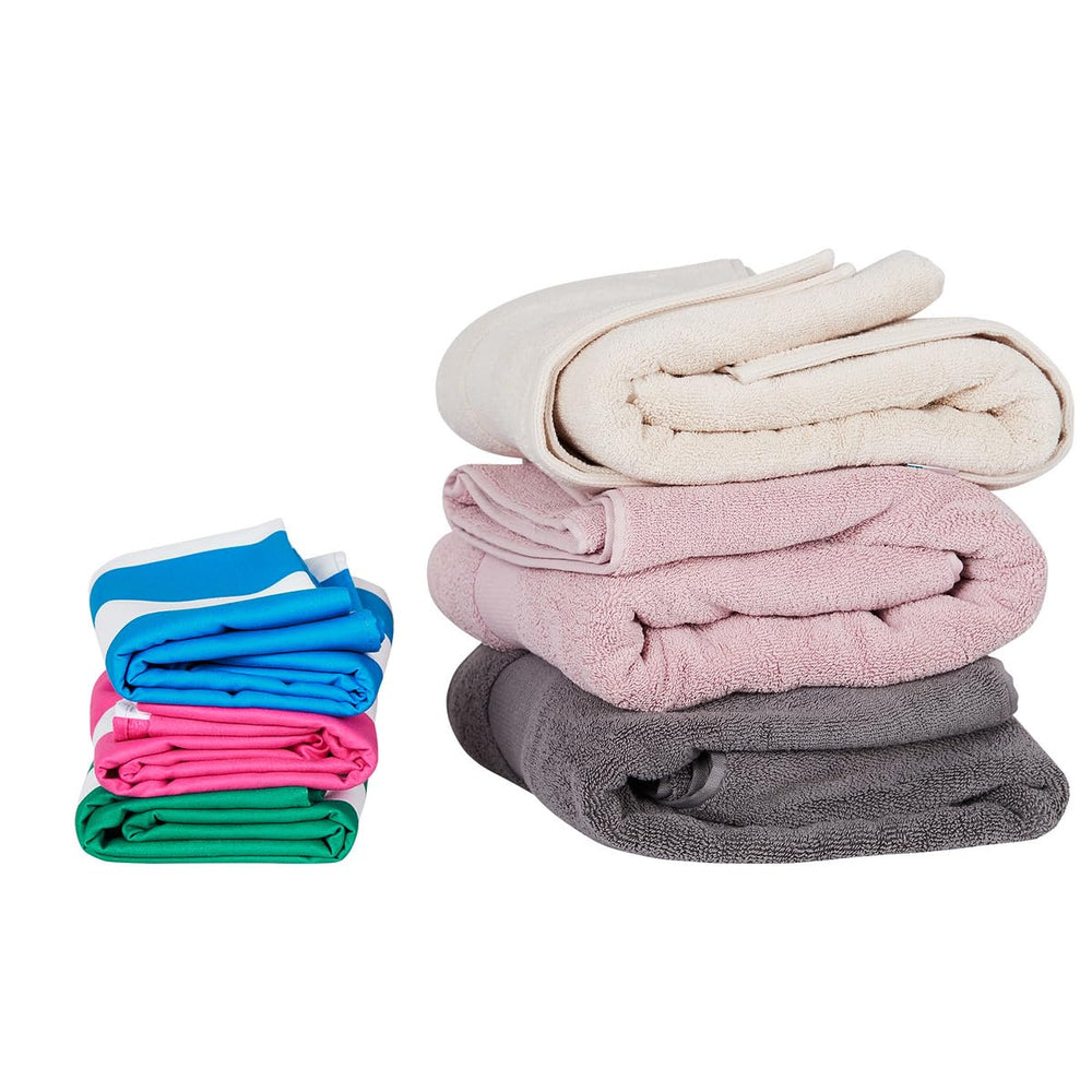 Dock & Bay serviette utilisée pour se sécher rapidement après la baignade
