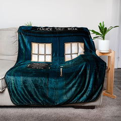Doctor Who couverture pliée facile à ranger pratique