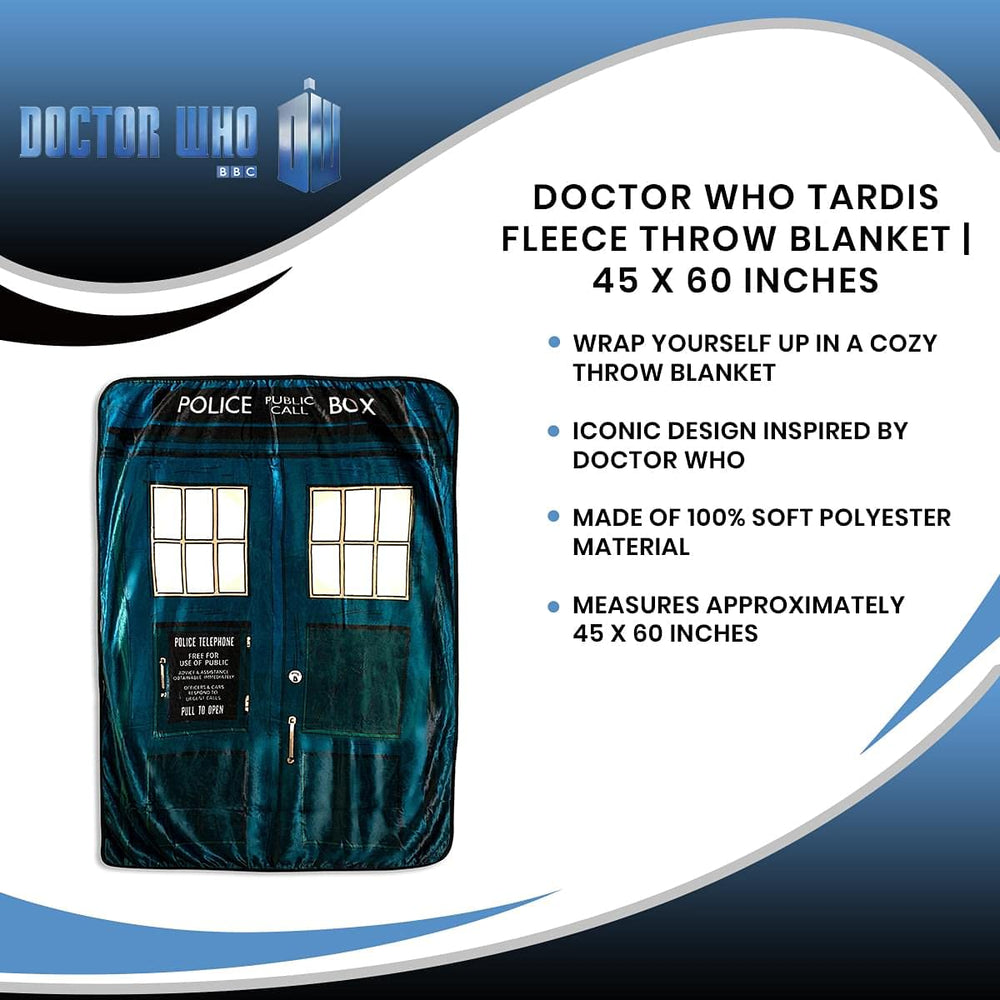Doctor Who texture polaire close-up sensation douce et isolante