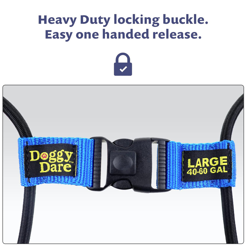 Doggy Dare détail du cordon bungee résistant, tension durable