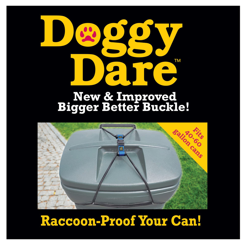 Doggy Dare empêche un raton laveur d'ouvrir le couvercle, dissuasion efficace
