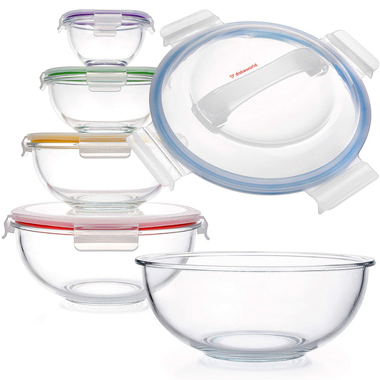 dokaworld ensemble de bols en verre vue frontale gain de place