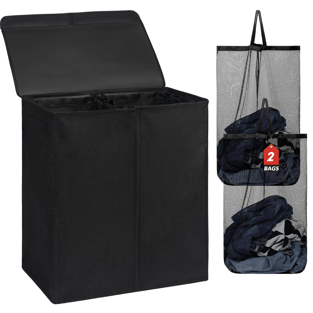 DOKEHOM panier face noir montrant grande capacité