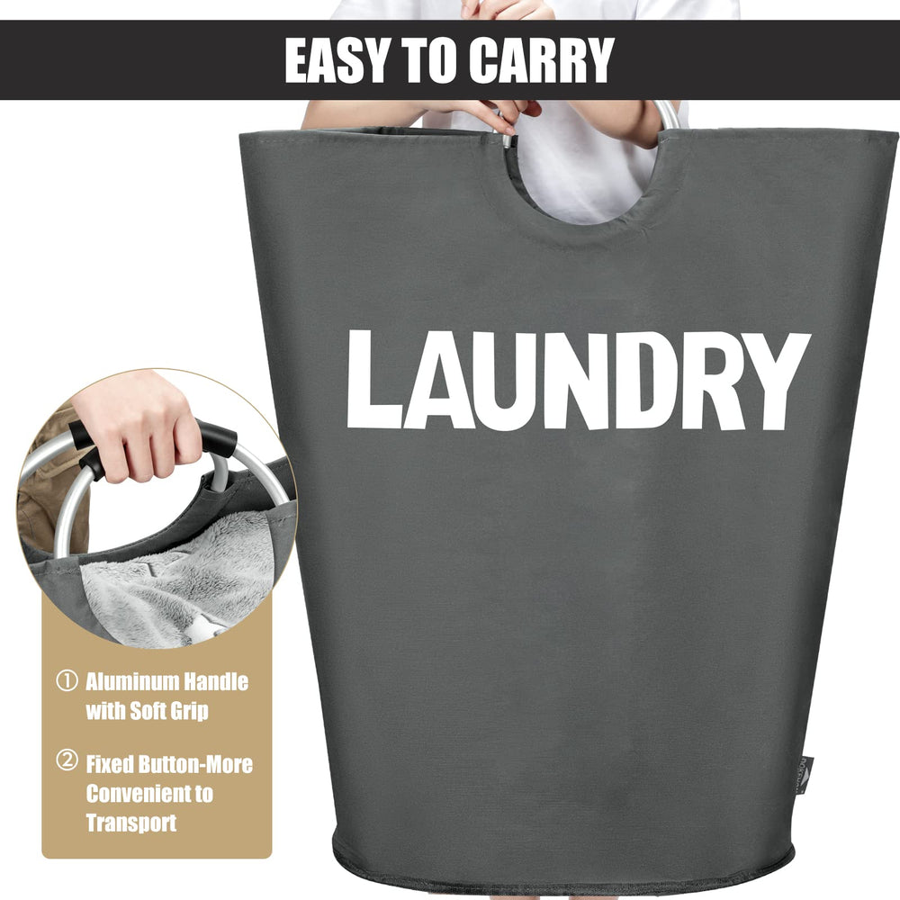 DOKEHOM poignée renforcée prise en main facile pour transporter beaucoup de linge