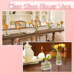 DOLEEYAE vase en forme de flacon de parfum apportant touche sophistiquée