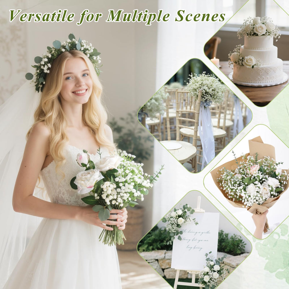 DomeStar projet DIY couronne intégrant gypsophile pour finition soignée