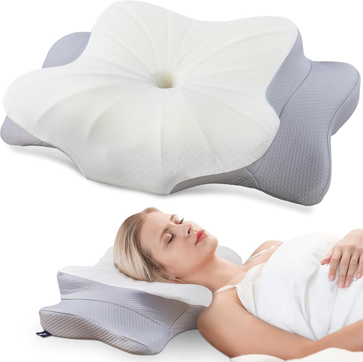 DONAMA oreiller face avant montrant design ergonomique et confort