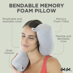 Dot&Dot Twist housse coton gris amovible facile à laver
