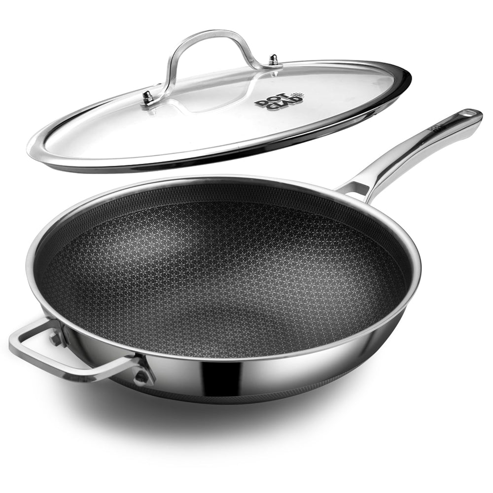 DOTCLAD wok face avant montrant finition inox et polyvalence