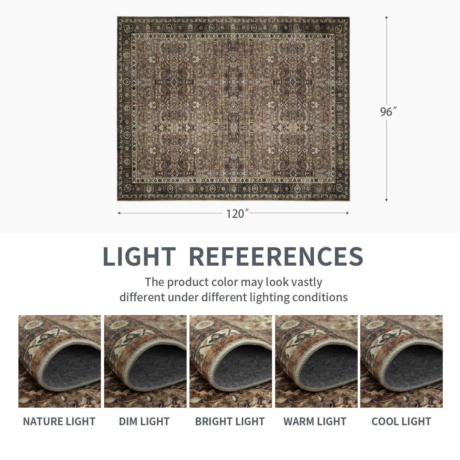 Dotiiorug tapis sous canapé délimitant espace et ajoutant chaleur visuelle