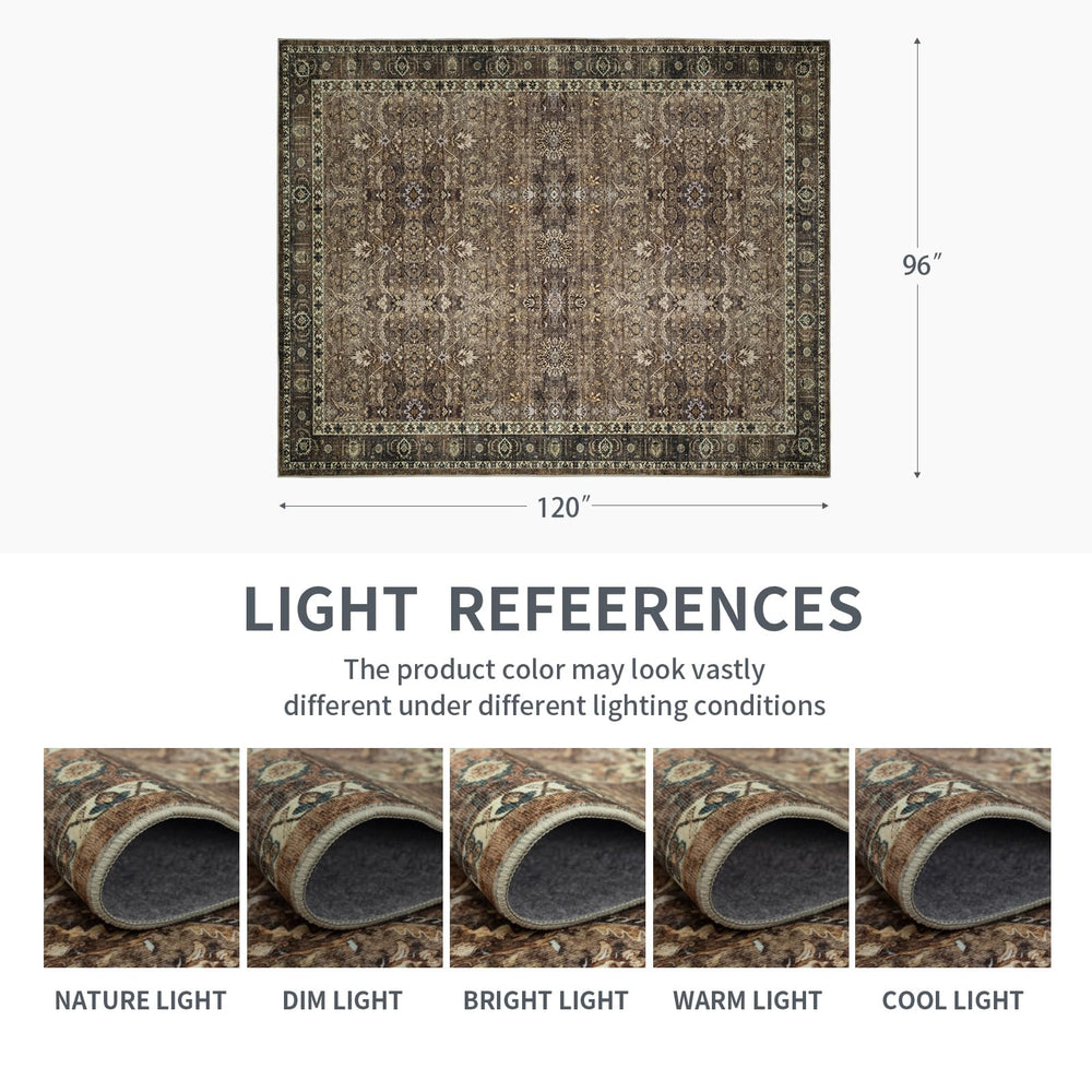 Dotiiorug tapis sous canapé délimitant espace et ajoutant chaleur visuelle