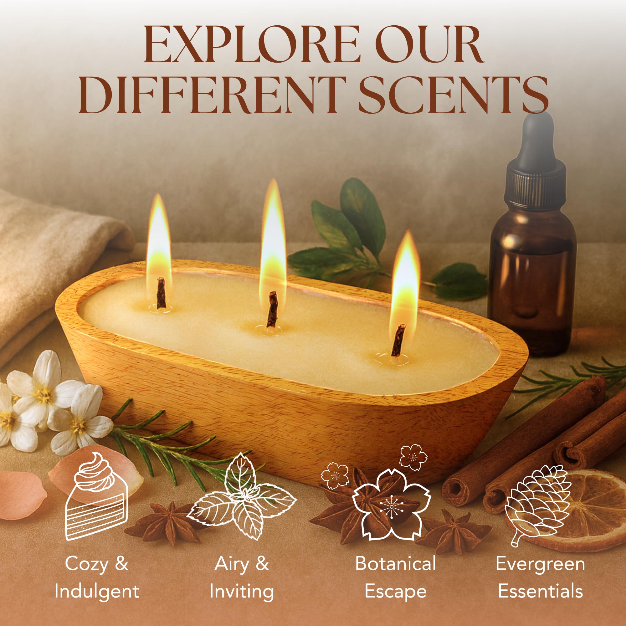 Dough Bowl Candle Company bougie allumée en salon créant ambiance cosy sans parfums artificiels