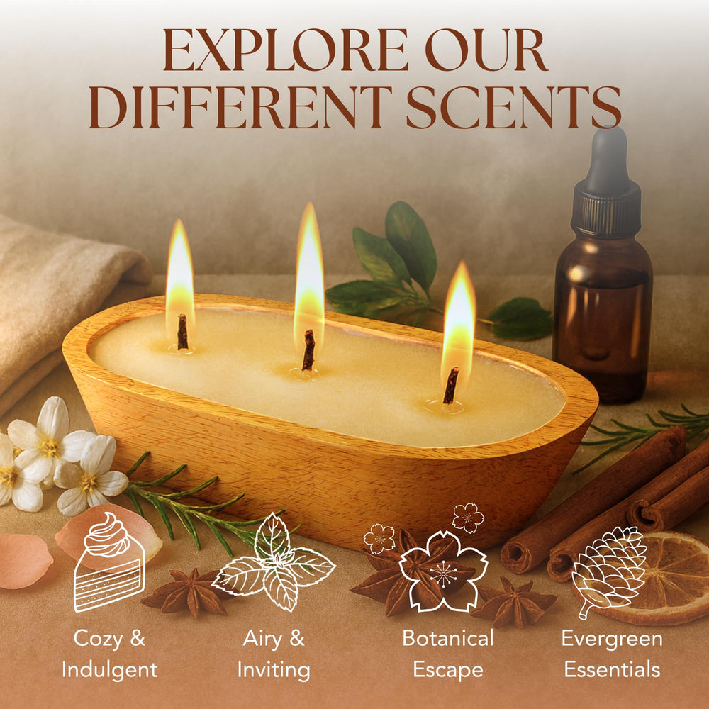 Dough Bowl Candle Company bougie allumée en salon créant ambiance cosy sans parfums artificiels