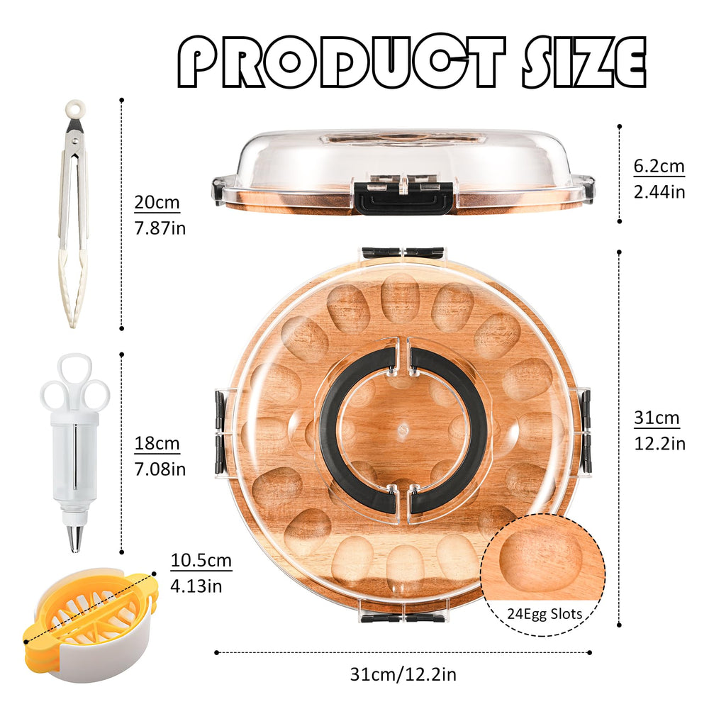 DouMmantn cloche acrylique transparente protégeant les œufs pendant transport