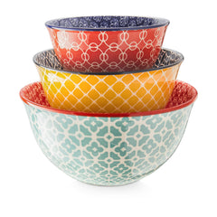 Image DOWAN face avant montrant trois bols colorés et empilables pour organisation