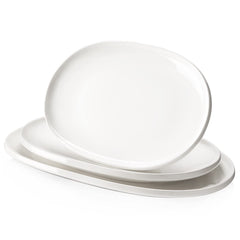 DOWAN ensemble de trois plateaux ovale vue avant élégant et pratique