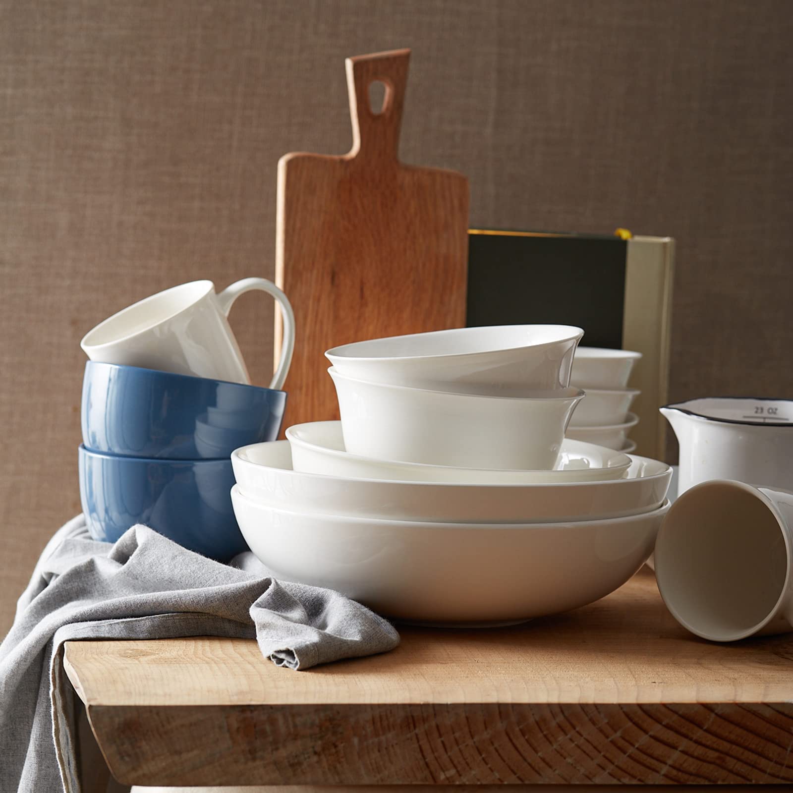 DOWAN mise en scène table avec bol centerpiece soulignant esthétique pour réception
