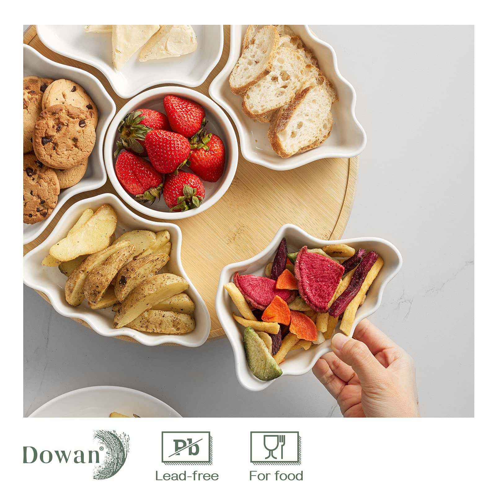 DOWAN mise en table décorée valorisant buffet et ambiance conviviale