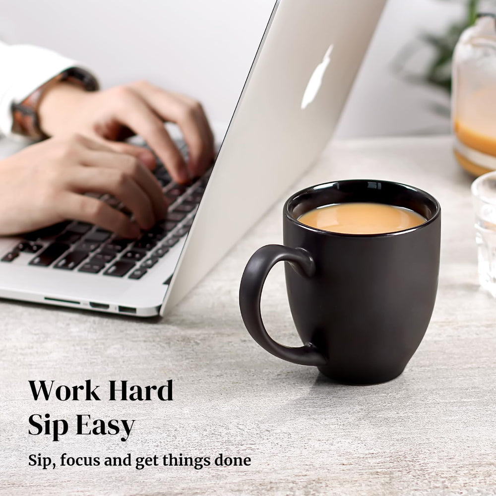 DOWAN mug détail de la glaçure, surface durable et facile à nettoyer