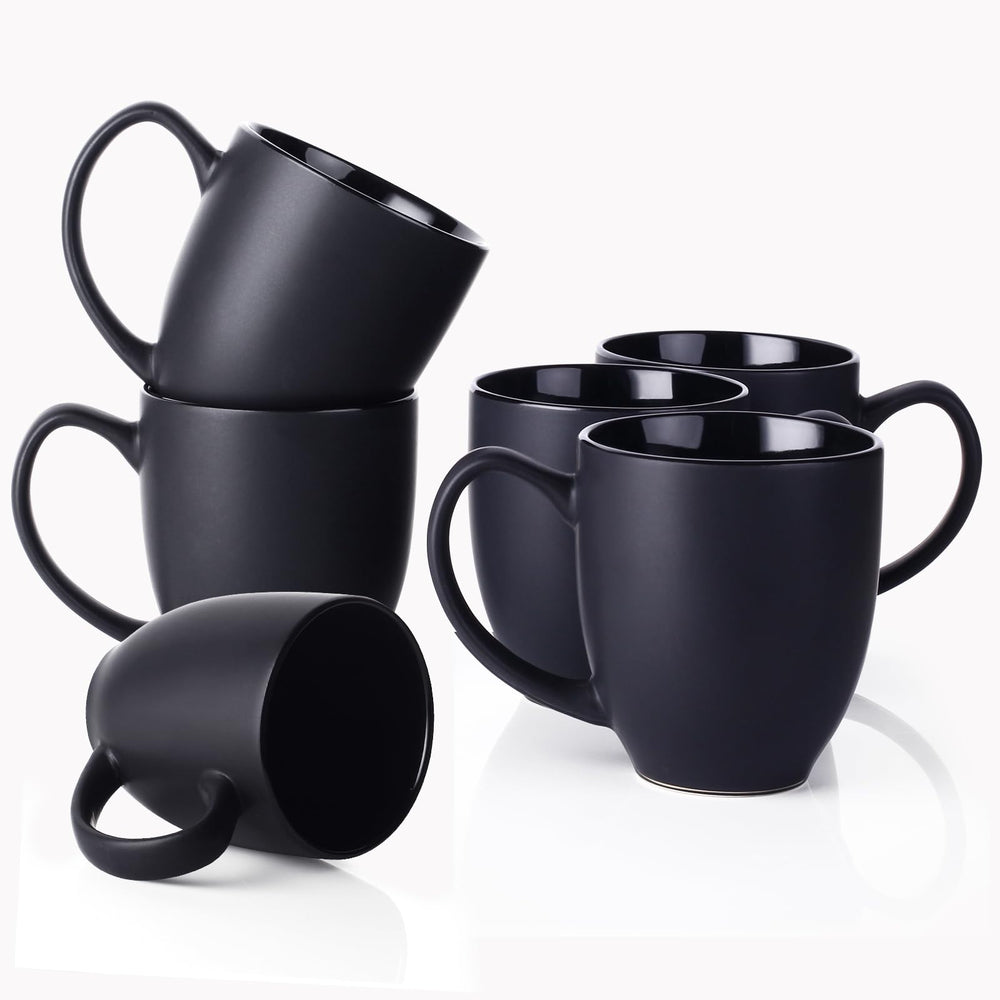 DOWAN mug face avant noir, design épuré et capacité pratique