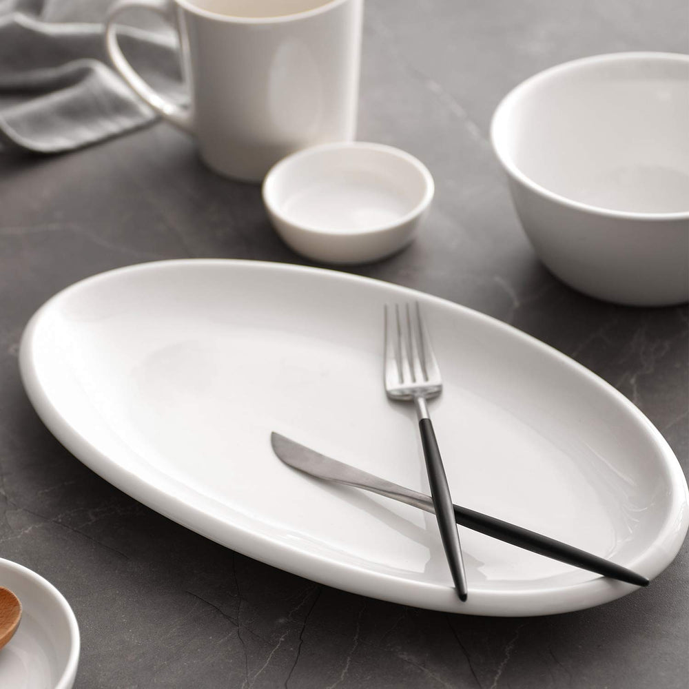 DOWAN plateau à côté d'une assiette pour comparaison de taille utile au choix
