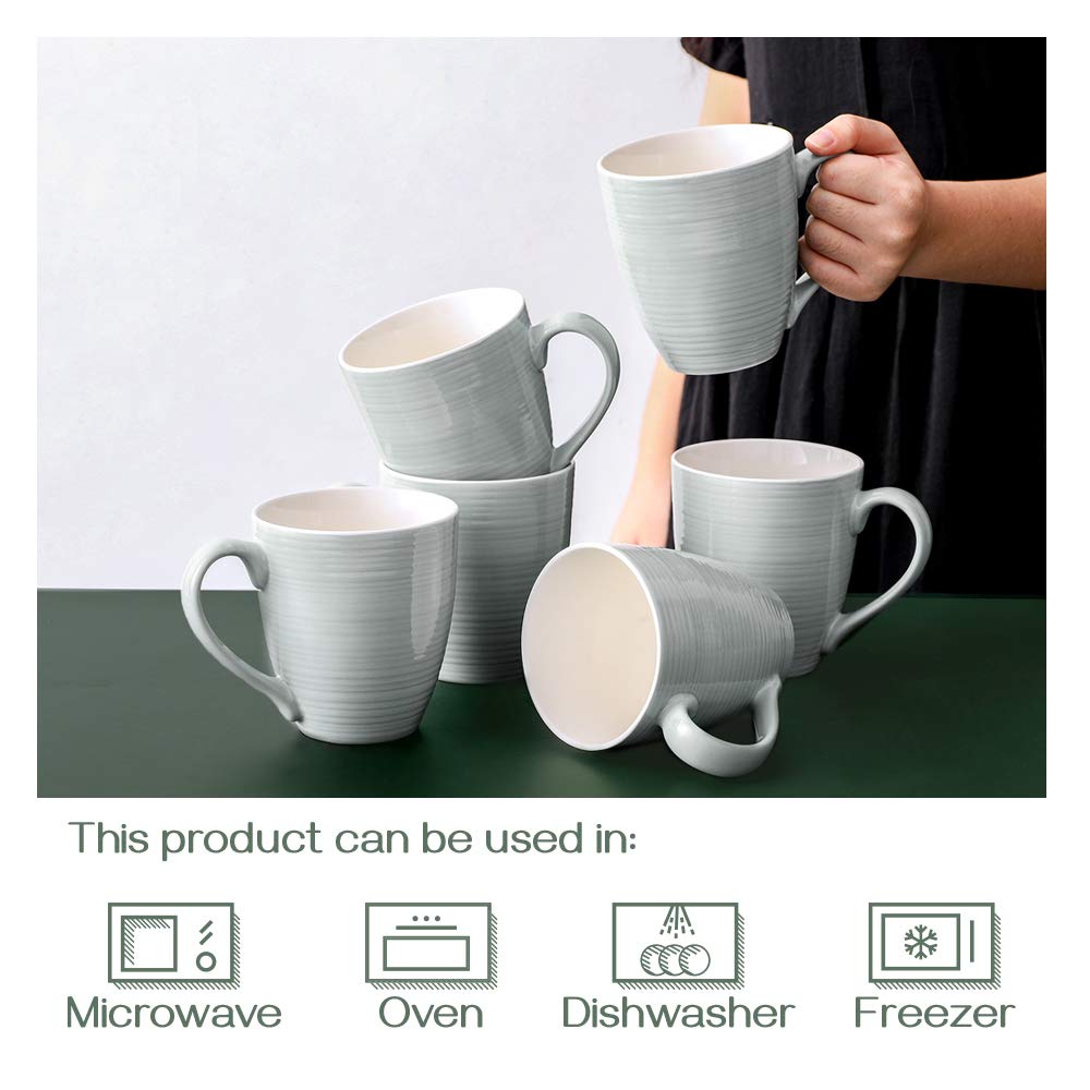 DOWAN six tasses ensemble sur table montrant service coordonné