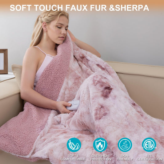 Dowin gros plan fausse fourrure doux offrant confort et toucher luxueux