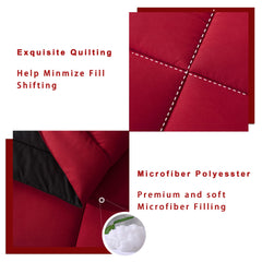 DOWNCOOL vue des attaches d'angle assurant fixation stable dans la housse de couette
