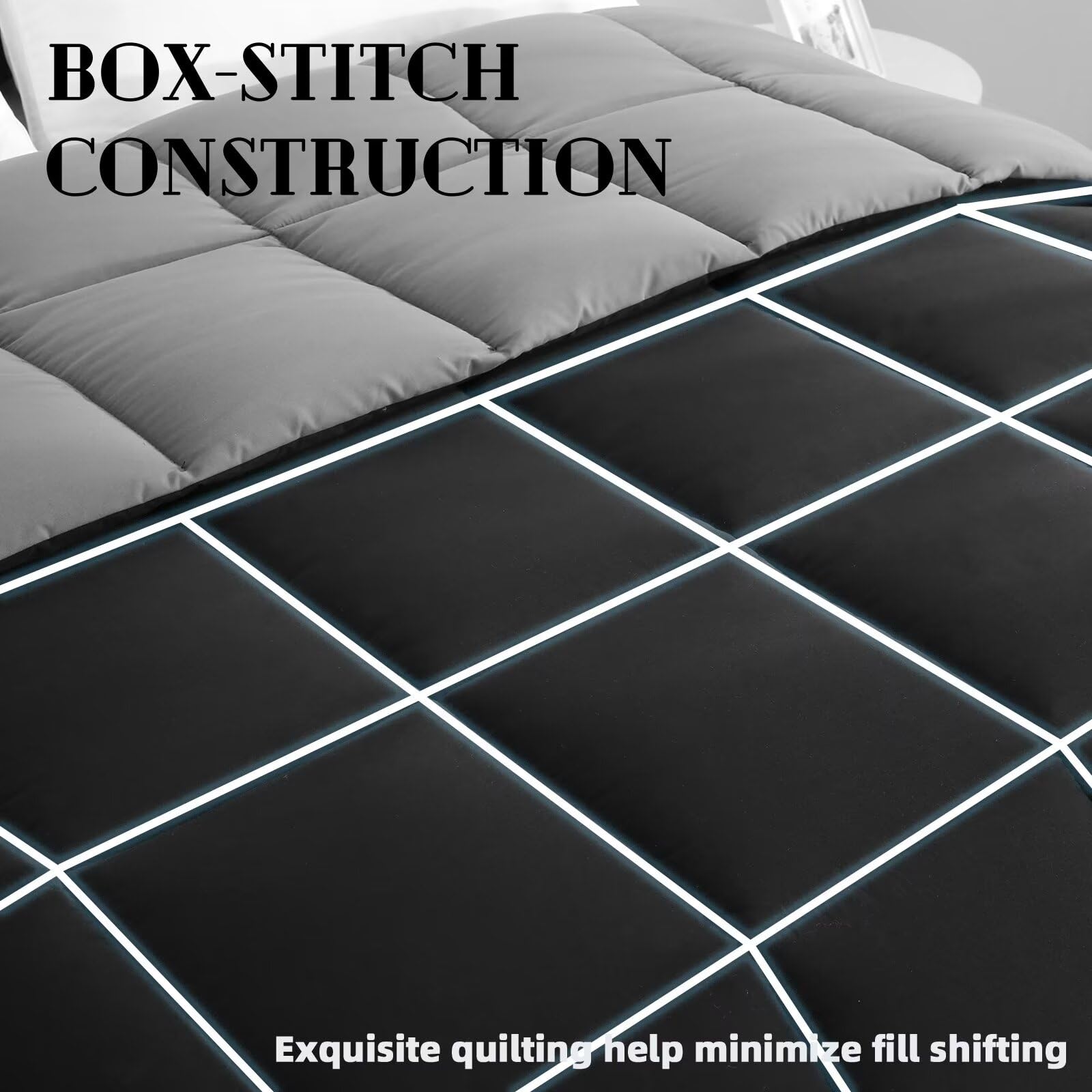 DOWNCOOL boucles cousues aux angles pour fixation facile