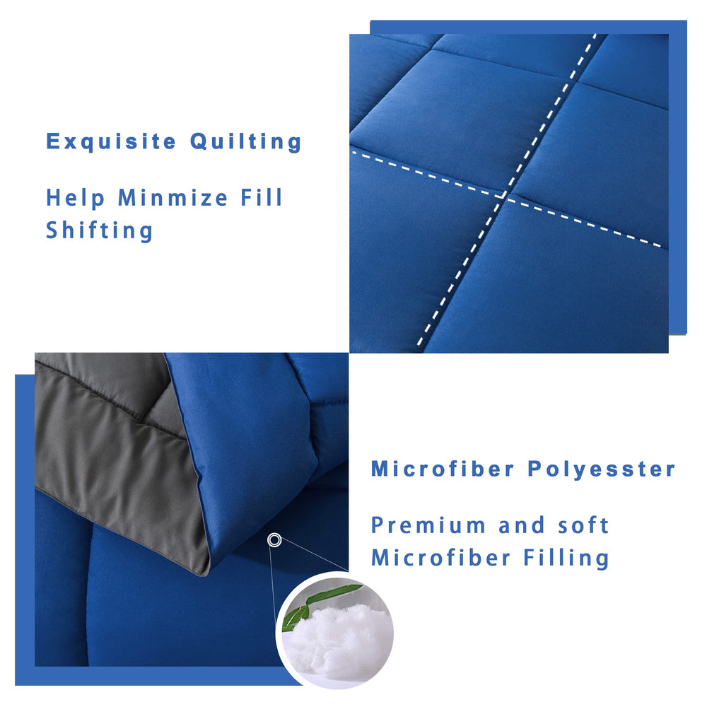 DOWNCOOL couette installée sur lit en décor de chambre pour look et confort